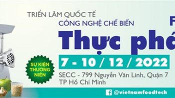 Gần 200 gian hàng sẽ tham gia trưng bày tại Triển lãm và Diễn đàn quốc tế Foodtech & Growtech 2022