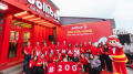Jollibee Việt Nam tự hào đạt cột mốc 200 cửa hàng, tiếp tục sứ mệnh lan tỏa niềm vui ẩm thực đến mọi nhà