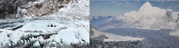 DJI Matrice 4E và DJI Terra lập bản đồ thác băng Khumbu trong mùa leo núi 2026 trên đỉnh Everest