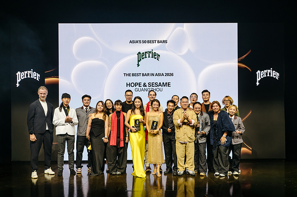 HOPE & SESAME TẠI QUẢNG CHÂU GIÀNH VỊ TRÍ NO.1 TẠI ASIA’S 50 BEST BARS 2026