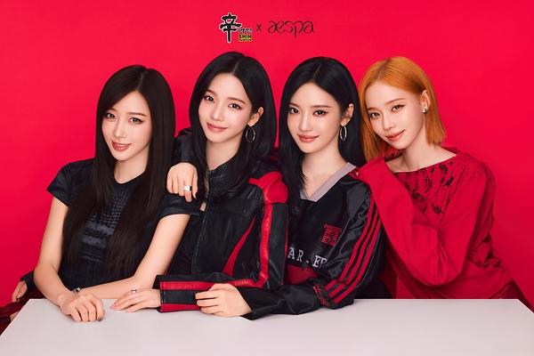 “Spicy Happiness” cùng aespa, Nongshim ra mắt chiến dịch Shin Ramyun toàn cầu thứ hai