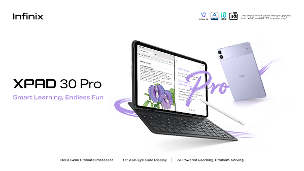 Infinix ra mắt toàn cầu XPAD 30 Pro: Người bạn đồng hành tối ưu toàn diện cho việc học tập và giải trí của giới trẻ