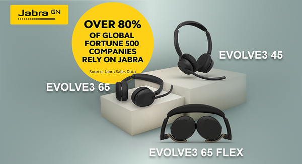 Jabra mở rộng dòng Evolve3 đáp ứng sự đa dạng trong phong cách làm việc