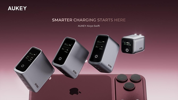 Khi iPhone 18 ra mắt, AUKEY giới thiệu dòng sản phẩm sạc tường thông minh Aivyo Swift