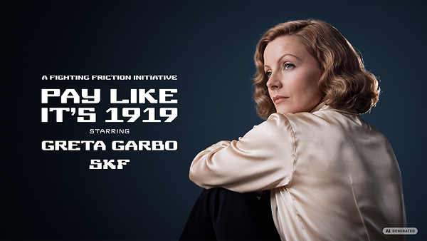 Greta Garbo đã trở lại – đóng vai chính trong chiến dịch giảm thiểu ma sát của SKF