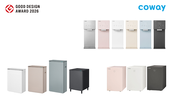 Coway càn quét giải thưởng tại Good Design Award 2026, khẳng định năng lực thiết kế vượt trội trên toàn bộ danh mục sản phẩm